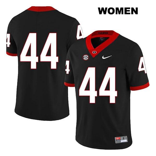 Georgia Bulldogs Women's Travon Walker #44 NCAA No Name Legend Authentic Black Nike Stitched College Football Jersey XUO2556NJ